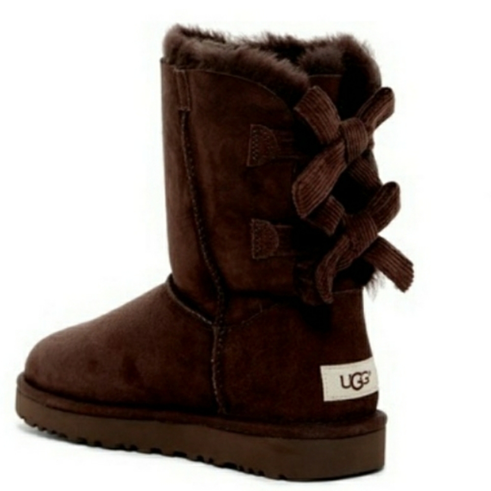 UGG Bailey Booties with Corduroy Ties